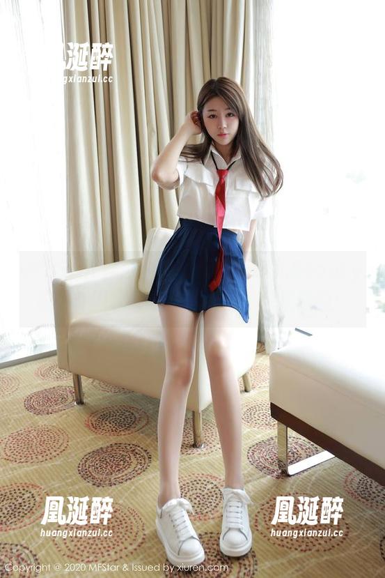 MFStar模范学院 - 呼！唐琪儿Beauty校服套图，转眼点进资源，你就懂的！