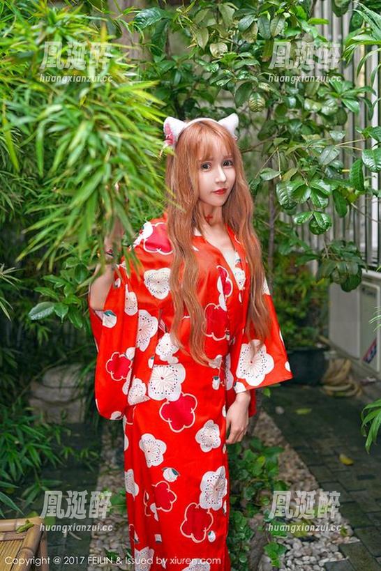 嗲囡囡 - 高清对比原图——施忆佳KITTY的和服让我想让人考验一下你的审美。
