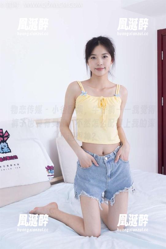 物恋传媒 - 小谷图集，牛仔裤——我觉得裤子也要有灵魂，不然怎么配得上我的深邃眼神？