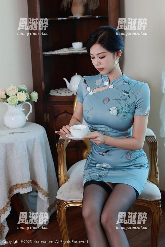 秀人网 - 糖果儿的婚纱全集：穿婚纱的她和穿睡衣的我，画风突变