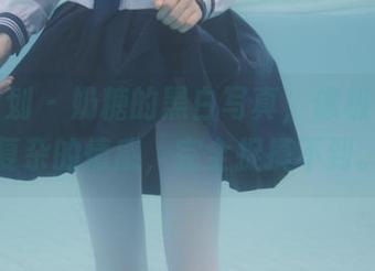 紧急企划 – 奶糖的黑白写真，像极了一堆复杂的情感，完全捉摸不到。